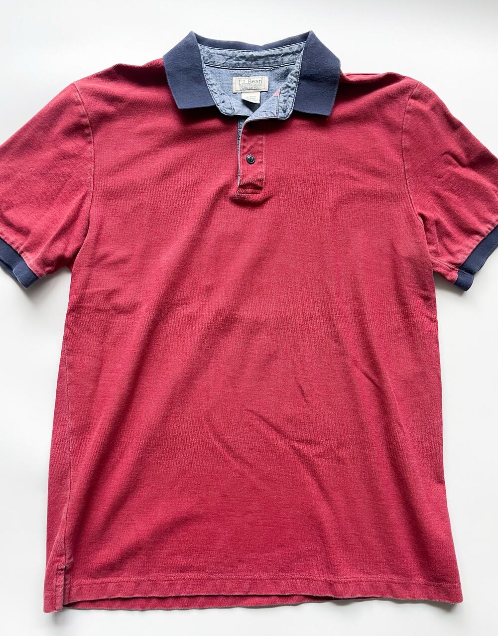 Vintage L.L. Bean Casco Bay Polo Shirt Size Large Tall